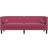 vidaXL 372697 Wine Red Sofa 194cm 3 personers
