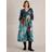 White Stuff Lucy Midi Printed Dress - Teal Print