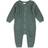 Petit Lem Baby Pointelle Knit Coveralls - Turquoise