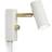 Belid Cato Simple Matt White/Shiny Brass Wall light