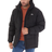 Trespass Men's Farsley Padded Hooded Waterproof Jacket - Black