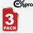 Ex-Pro Digital Camera Battery NP-50 950mAh 3 Pack