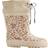 Wheat Thermal Rubber Boot - Rose Flowers