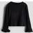H&M Flare-Sleeve Jersey Top - Black