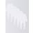 John Lewis Baby Ribbed Cotton Sleepsuit Pack of 5 - White