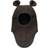 Huttelihut Kid's Ears Balaclava - Dark Brown Melange