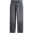 H&M Slim Straight High Ankle Jeans - Dark Grey