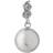 Stine A Twin Flow Disco and Ball Earring - Silver/Transparent