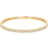 Mads Z Tennis Bracelet - Gold/Transparent