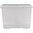 Wham Crystal Tint Grey Storage Box 80L