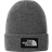 The North Face Logo Box Cuffed Beanie - TNF Medium Grey Heather