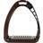 Acavallo Arena Alupro Stirrup - Brown/Aluminium