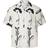 Selected Homme Relax Rajesh Printed Short Sleeved Shirt - Bright White