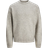 Jack & Jones Plain Knitted Pullover - Grey/Light Grey Melange
