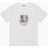 Ganni Basic Jersey Kittens Relaxed Tshir Dam Kortärmade T-shirts Från Magasin Bright White