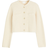 H&M Short Structured Knit Cardigan - Cream