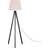 ValueLights Modern Black Wood Tripod Design Beige Floor Lamp 159cm