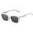 TYUVIVO Vintage Classic Sunglasses White/Grey