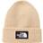 The North Face Logo Box Cuffed Beanie - Khaki Stone