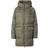 Tommy Jeans Hooded Longline Puffer Jacket - Fatigue Green