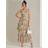 Jolie Moi Floral Tiered Mesh Maxi Dress, Yellow/Multi