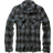 Brandit Flanel Checkshirt - Black Grey