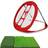 Chipping Net with 3 targets + Triple Surface Mat - Red