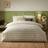 Furn Hartsford Check Printed Set King Duvet Cover Natural, Beige
