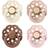 Bibs Ivory/Blush Boheme 4-pak Latex Ivory/Blush/Woodchuck/Blossom Str. 1