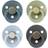 Bibs Colour Pacifiers Size 2 4-pack Petrol/Sage/Baby Blue/Iron