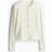 H&M Ladies White Cable-knit cardigan