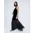 River Island Womens Black Velvet Sleeveless Maxi Slip Dress