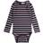 Petit Piao Modal Bodysuit - Dark Cherry Multi Stripe (PP331)