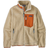 Patagonia Women's Classic Retro X Fleece Jacket - Dark Natural w/Redtail Rust