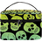 EZIOLY Dead Skulls Pattern Travel Makeup Bag - Multi