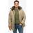 Superdry City Padded Parka Jacket - Timber Wolf Brown