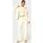 PrettyLittleThing Cream Wide Leg Oversized Joggers, White