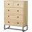 Homcom Zig Zag Chest of Drawer 80x110cm