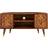 Media Unit Dark Brown TV Bench 115x57cm