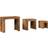 vidaXL 856672 Satsbord 30x61cm 3st