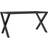 vidaXL X-Frame Black Bordsben 43cm