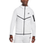 Nike Tech Men's Full Zip Windrunner Hoodie - Birch Heather/Black