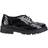 Hush Puppies Junior Girl's Maxine School Shoes - Black Patent