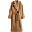 H&M Double Breasted Twill Trench Coat - Beige