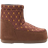 Moon Boot No Lace Quilted Boots - Brown