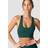 ICANIWILL Seamless Sports Bra - Dark Green Melange