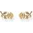 Thomas Sabo Gold Plated Rose Stud Earrings - Yellow Gold