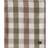 Lexington Checked Linen/Cotton Dug Grøn, Brun (250x150cm)