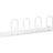 Homcom Pairs Electric Shoe Dryer Wall Mounted Shoe Warmers White One