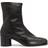 Maison Margiela Tabi Leather Boots - Black
